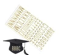 Letras adhesivas - Calcomanías impermeables del alfabeto y números | Calcomanías de letras para álbumes de recortes, manualidades y proyectos de bricolaje | Perfecto para puertas, coches, aulas