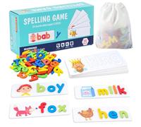 Letras Aprendizaje Madera Montessori - Juegos Educativos ABC para Niños y Niñas de 2 a 8 Años - Juguetes Montessori para Aprender