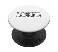 Letras clásicas de Leyenda imparable PopSockets PopGrip Adhesivo