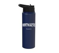 Letras clásicas Montmartre Paris Stainless Steel Insulated Water Bottle