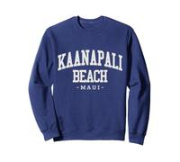 Letras cosidas Varsity Font Kaanapali Beach Maui Hawaii Sudadera