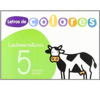 Letras de Colores 5 Cuad Lectoescritura Version Pauta Santillana - 9788429480719