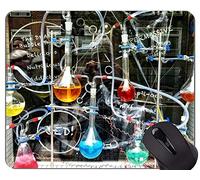 Letras de la Ciencia con el cojín de ratón del Juego de los Elementos de Capital, cojín de ratón de la Oficina del escaparate