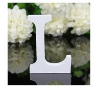 Letras de Madera Alfabeto de letras madera blancas 8CM for decoración fiesta boda