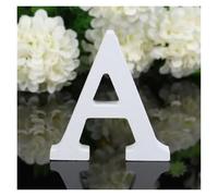 Letras de Madera Alfabeto de letras madera blancas 8CM for decoración fiesta boda