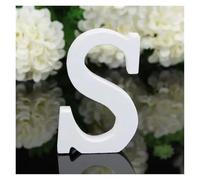 Letras de Madera Alfabeto de letras madera blancas 8CM for decoración fiesta boda