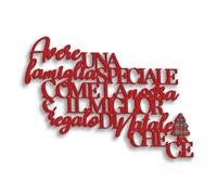 Letras de madera, el mejor regalo que hay - Decoración de pared navideña para salón, cocina, dormitorio