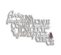 Letras de madera, el mejor regalo que hay - Decoración de pared navideña para salón, cocina, dormitorio
