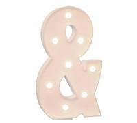 Letras De Marquesina LED Plástico Blanco Frío 3, Pies/4 Pies, Letreros Del Alfabeto Iluminados For Fondo Boda, Decoración Fiesta Cumpleaños Y Baby Shower(AND,70cm/2.3ft)