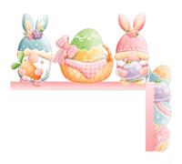 Letras de para madera Conejo para pascua para decoración Porche(A137 Right) | temático para pascua, conejo para colorido, letras decorativas, para madera , para estilo festivo