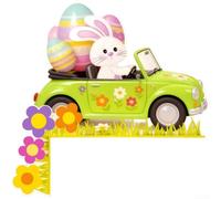 Letras de para madera Conejo para pascua para decoración Porche(B133 Left) | temático para pascua, conejo para colorido, letras decorativas, para madera , para estilo festivo