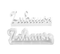 Letras De Silicona | Moldes De Silicona Adorno Letras Alemanas | Caballos Velas Arte Y Artesanía De Moldes, Elaboración De Mesa, Adornos de Decoración del Hogar Decoración de Escritorio Desk