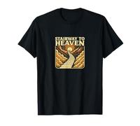 Letras de Stairway to Heaven - Obra de Arte Vintage Camiseta