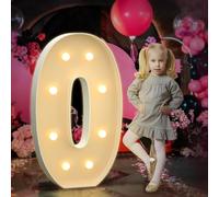 Letras del alfabeto LED brillantes multiescena de 2.3 pies, fácil de montar, luces de marquesina, perfectas para propuestas, baby shower, Halloween, Navidad, hogar, habitación, habitación, fiesta