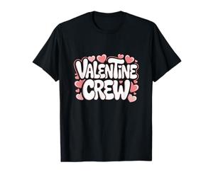 Letras Divertidas de Burbujas Valentine Crew con Sonido Flotante Camiseta