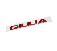 Letras Emblema Adhesivos para Alfa Romeo Giulia 2016 2017 2018 2019 2020 2021,Insignia Letras Logo Maletero Trasero Repuesto Logo Guardabarros ABS Decoración Stying Accesorios Coche,Red