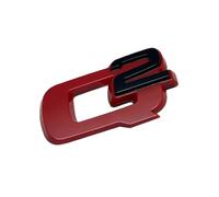 Letras Emblema Adhesivos para Alfa Romeo GT GTV,Insignia Letras Logo Maletero Trasero Repuesto Logo Guardabarros ABS Decoración Stying Accesorios Coche,Red-Q4