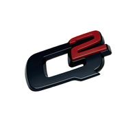 Letras Emblema Adhesivos para Alfa Romeo Spider 2010 2009 2008 2007 2006,Insignia Letras Logo Maletero Trasero Repuesto Logo Guardabarros ABS Decoración Stying Accesorios Coche,Black-Q2