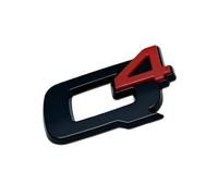 Letras Emblema Adhesivos para Alfa Romeo Spider 2010 2009 2008 2007 2006,Insignia Letras Logo Maletero Trasero Repuesto Logo Guardabarros ABS Decoración Stying Accesorios Coche,Black-Q4