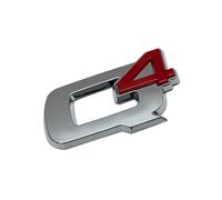 Letras Emblema Adhesivos para Alfa Romeo Spider 2010 2009 2008 2007 2006,Insignia Letras Logo Maletero Trasero Repuesto Logo Guardabarros ABS Decoración Stying Accesorios Coche,Silver-Q4