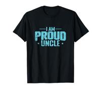Letras en Negrita I Am Proud Uncle Camiseta