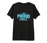 Letras en Negrita I Am Proud Uncle Camiseta Premium