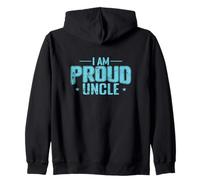 Letras en Negrita I Am Proud Uncle Sudadera con Capucha