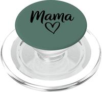Letras estéticas Simples para mamá, Verde Salvia PopSockets PopGrip para MagSafe