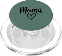 Letras estéticas Simples para mamá, Verde Salvia PopSockets PopGrip para MagSafe
