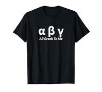 Letras griegas Matemáticas Ciencia Humor Divertido Stem Física Camiseta