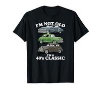 Letras Ligeras Divertidas de I'm Not Old I'm A 40's Classic Cars Camiseta