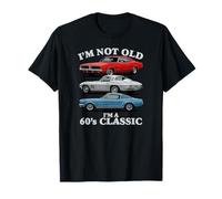 Letras Ligeras Divertidas de I'm Not Old I'm A 60's Classic Cars Camiseta