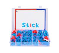 Letras Magnéticas para Niños - Educación Infantil | Letras Mayúsculas Y Minúsculas para Practicar La Ortografía, Actividades De Aprendizaje Interactivo para Preescolar, En Casa, Fuera Y Jardín De