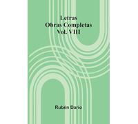 Letras; Obras Completas Vol. Viii