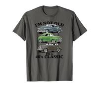 Letras oscuras de I'm Not Old I'm A 40's Classic Cars Camiseta