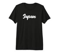 Letras Palabra Japón en Hermosa Fuente Blanca Camiseta Premium
