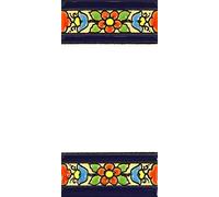 Letras y números con todo el abecedario, forma tus letreros en azulejo de cerámica policromada, pintados a mano en técnica cuerda seca. (Espacio "Blanco")