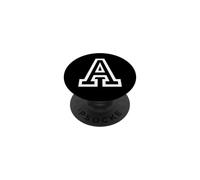 Letras y números del Monograma del Alfabeto PopSockets PopGrip Adhesivo