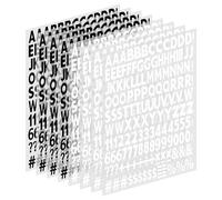 Letras y números para planchar de 1 pulgada, letras de vinilo para planchar con letras de transferencia de calor de la A a la Z, números del 0 al 9, calcomanías del alfabeto de poliuretano para ropa,