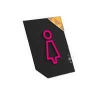 Letrero autoadhesivo para baño, Letrero de baño for hombres y mujeres, adhesivo pared for inodoro, letrero con instrucciones for, hotel, restaurante, tienda pública(Color 05)