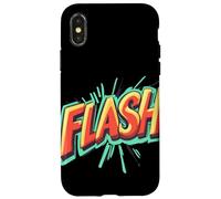 Letrero Brillante con un diseño de declaración de Flash Carcasa para iPhone X/XS