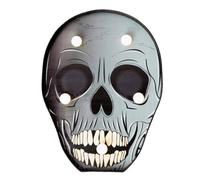 Letrero calavera Halloween 5 luces led, letrero calavera decoración Halloween, mesa o pared, cartel Halloween calavera a pilas, letrero uso interior fiestas Halloween casa, escaparate, colegio.