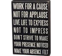 Letrero cl sico Primitives by Kathy 21405 de 10"" x 15"" Vive la vida