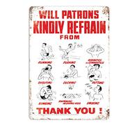 Letrero clásico de natación - Señal de piscina retro - Placa metálica para la pared Art Inspirational