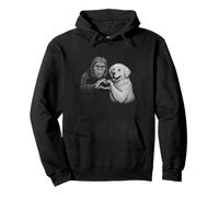 Letrero con forma de corazón con forma de corazón de Pie Grande de los Pirineos, amante de los perros Sudadera con Capucha