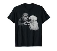 Letrero con forma de corazón con forma de corazón de Pie Grande de los Pirineos, amante de los perros Camiseta