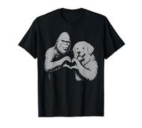 Letrero con forma de corazón con forma de corazón de Pie Grande de los Pirineos, amante de los perros Camiseta