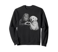 Letrero con forma de corazón con forma de corazón de Pie Grande de los Pirineos, amante de los perros Sudadera