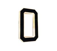 Letrero Con Número De Casa 4,7/6,7/9 Pulgadas, Placa Del Alfabeto Digital Iluminada, Números Modernos, Dirección Resistente A La Intemperie, 1 Uds(0,Height 17cm (6.7in))