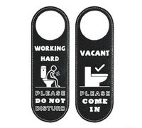 Letrero con texto en inglés "Do Not Disturb Please Come In", diseño de poliuretano de doble cara para baño, gran artículo decorativo